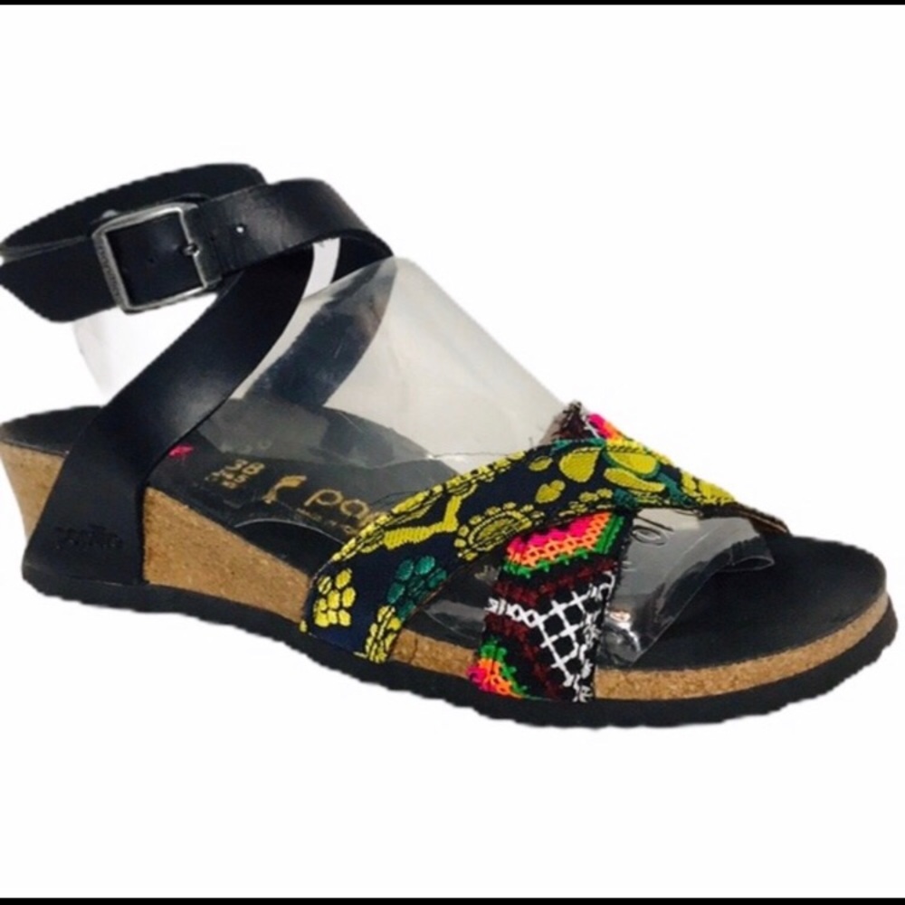 Papillio Eve Womens Leather Matt Sandal Wedges 7